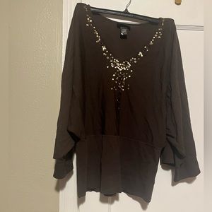 Decorative shirt size 18/20 Lane Bryant shirt